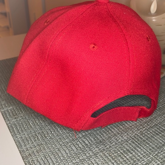 #46 Red Smile Emoji Baseball Cap 😀 - Picture 11 of 14